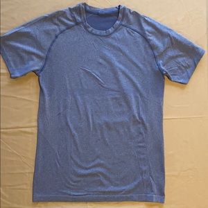 Lululemon Blue Metal Vent Tech SS t shirt